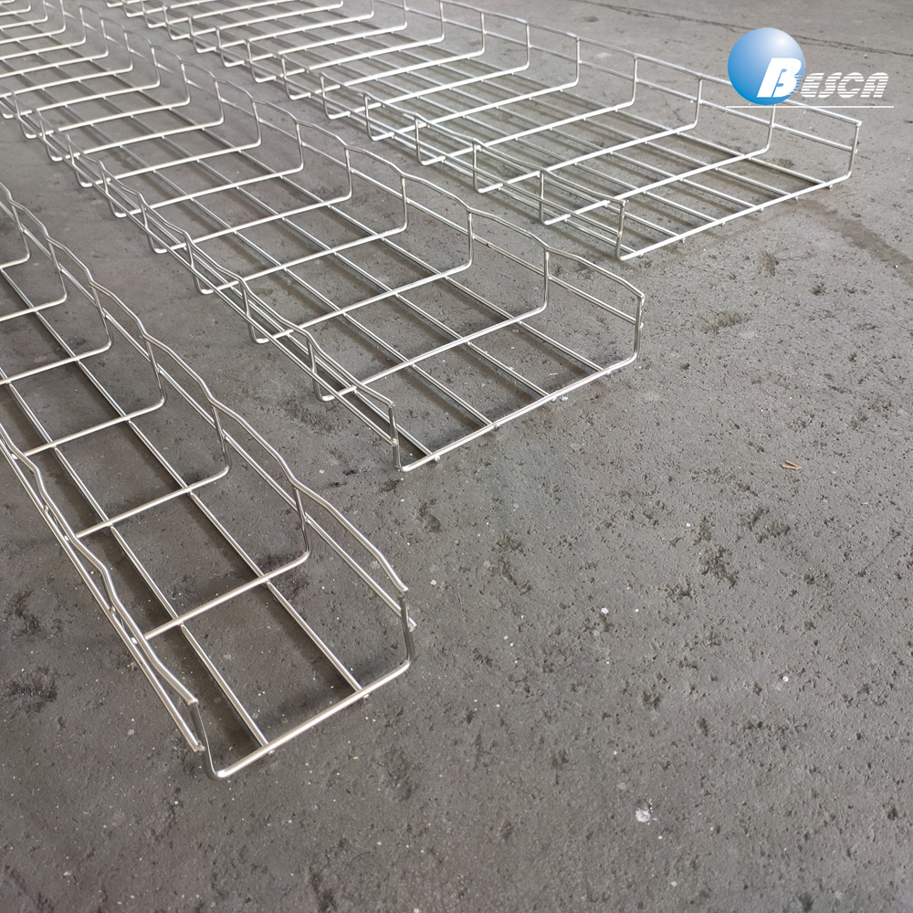 Zinc Plated Wire Mesh Cable Tray Galvanized Cable Tray