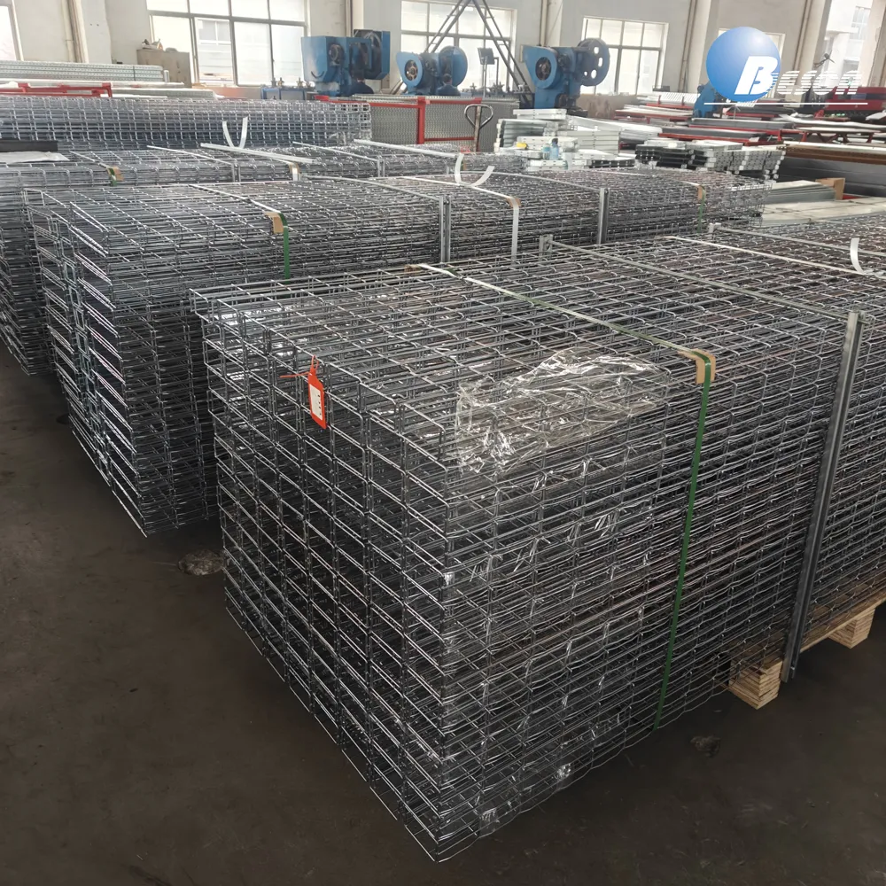 6'' Width 10ft Wire Tray Long Span Zinc Wire Mesh Cable Tray Shanghai, China+BM+Besca+3000mm+50-600mm