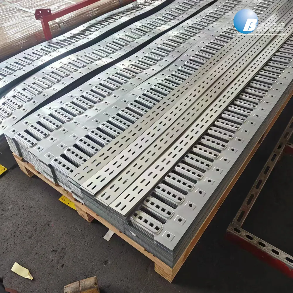 Zn-Al-Mg Alloy Coated ET ET3 Ladder Tray Galvanized Cable Tray Shanghai, China+BC1/2/5/6 Cable Tray Straight+Besca+3000mm+50-1000mm