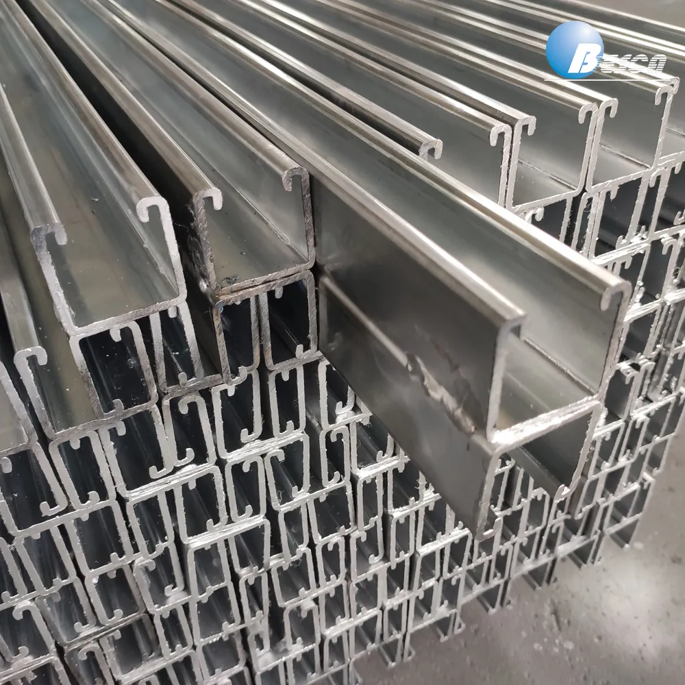 Hot Sale in 2019 New Design C Channel Steel 41.3x41.3 Size Jiangsu, China+Besca-BS+Besca+Max 6000mm+41