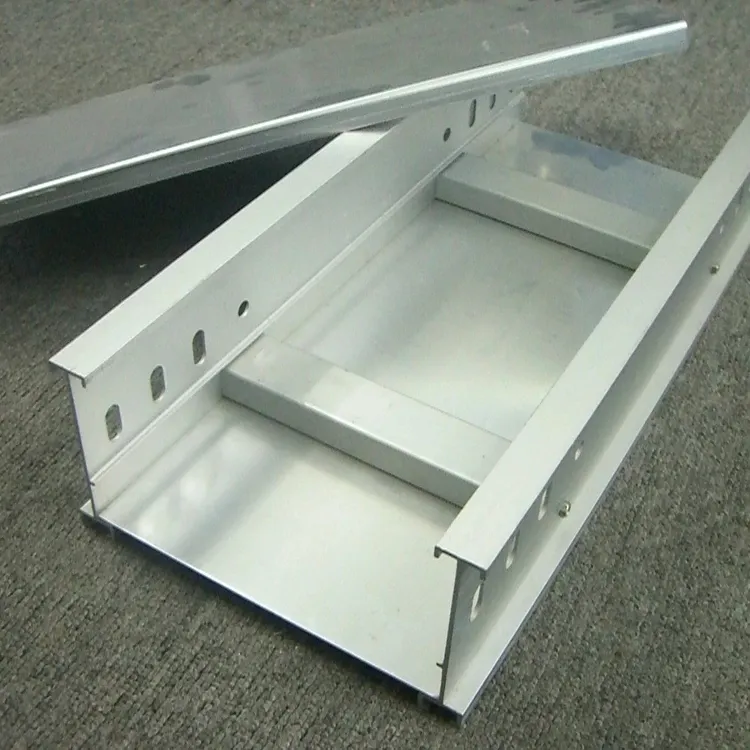 Besca Aluminium Outdoor Cable Trunking With Cover Factory Wholesale UL Galvanised Metal Cable Trunking Jiangsu, China+BS+BESCA+Silver+UL,CE,IEC,NEMA
