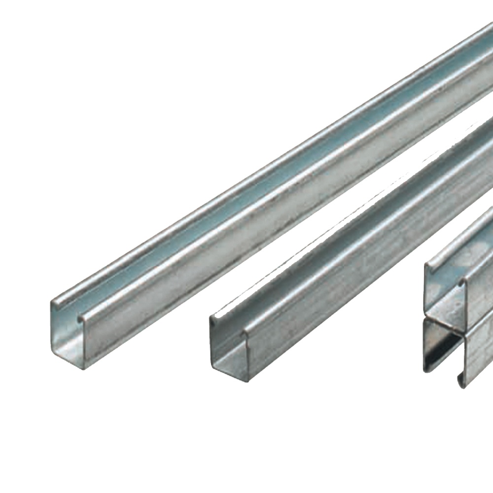 Stainless Steel SS304 SS316 41x41 & 41x21 & 41x62 41x72mm Back to Back Strut Steel Unistrut Channel for Support Cable Tray