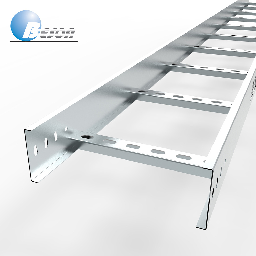 NEMA Certified Standard Aluminum Galvanized Ladder Type Cable Trays Cable Ladder