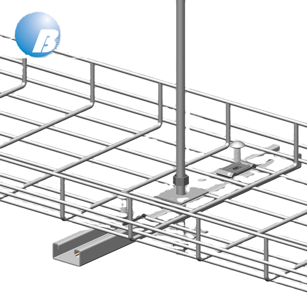 BESCA Basket Bridge Fence Wire Mesh Cable Trays Cable Management Systems Higher Quality Galvanized Iron Wire Mesh