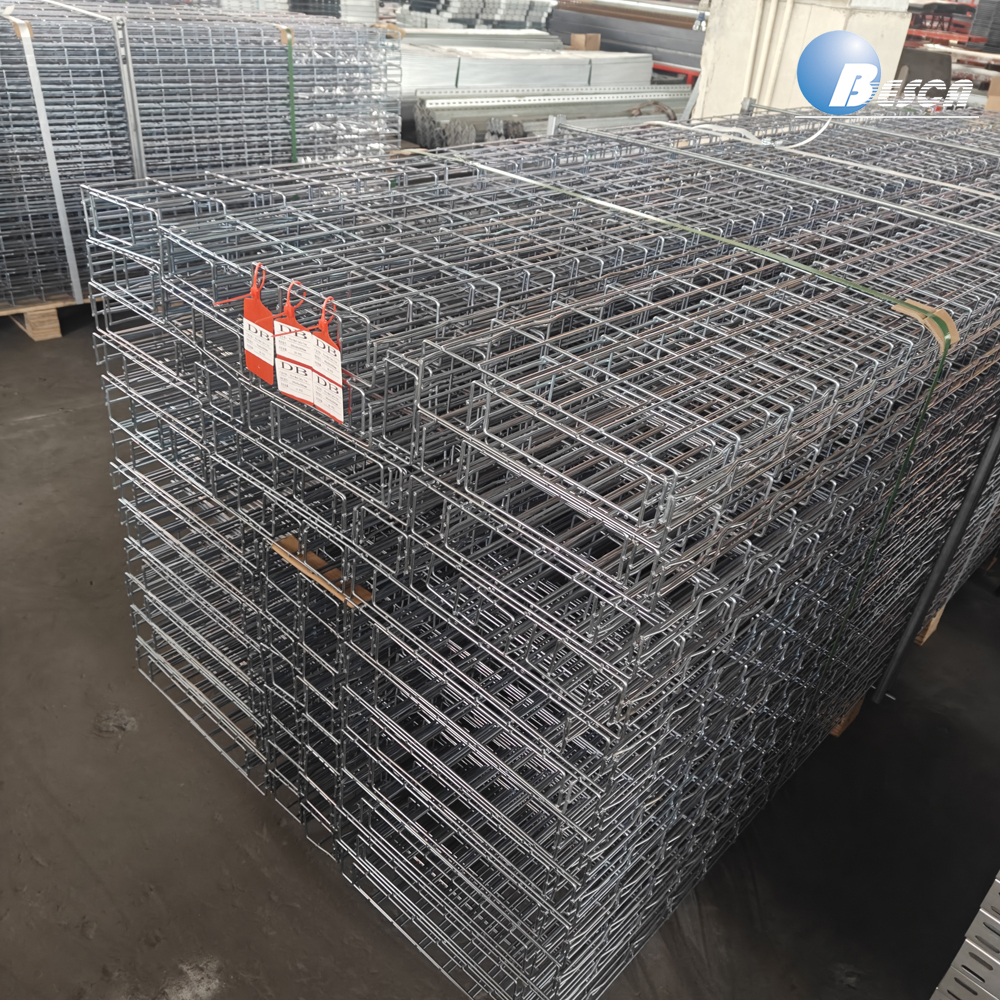 Wire Dute Galvanized Wire Mesh Cable Tray 100mm 150mm Height