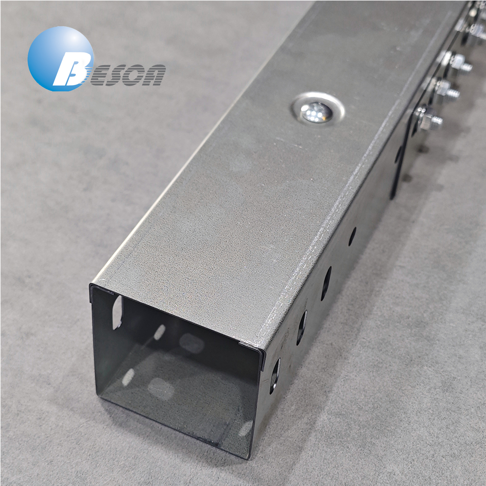 Powder Coated Steel Cable Trunking Custom RAL Colors for Architectural Aesthetics and Corrosion Resistance