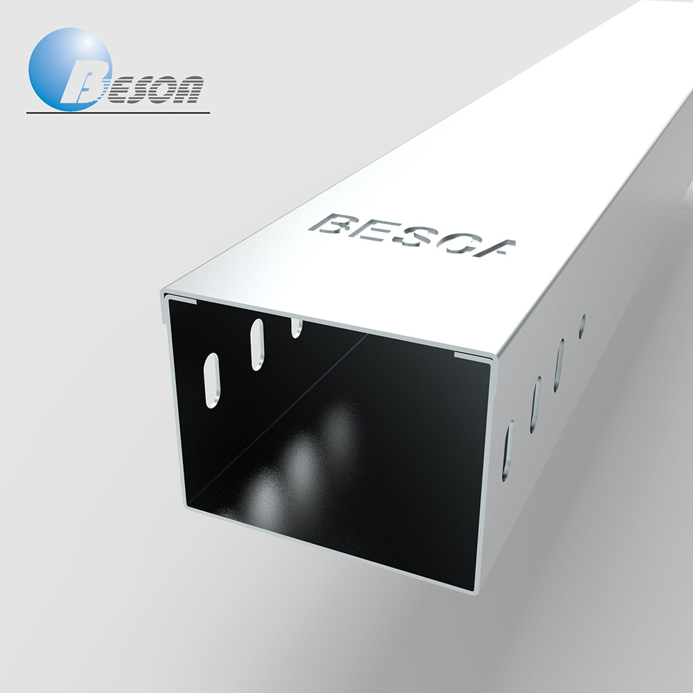 Outdoor GI Galvanized Steel Stainless Steel Pre-galvanized Cable Trunking with Cover Standard Size