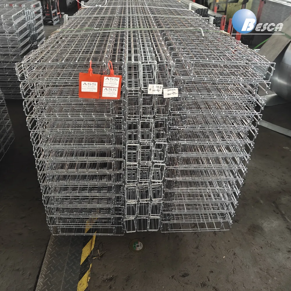 New Technique Wire Mesh Cable Tray OEM Factory With Best Price Shanghai, China+BM+Besca+3000mm+50-600mm
