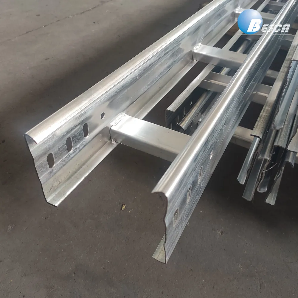 12A 12B 16A 20B 14Ga 12Ga Hot-dip Galvanized Steel HDG Aluminum Cable Ladder Tray Jiangsu, China+BL+BESCA+Hot-Dip Galvanized, Pre-Galvanized, Coated With Anti-Corrosion Paint+HDG,pre-galvanized,powder coated,SS304,SS316,Aluminum