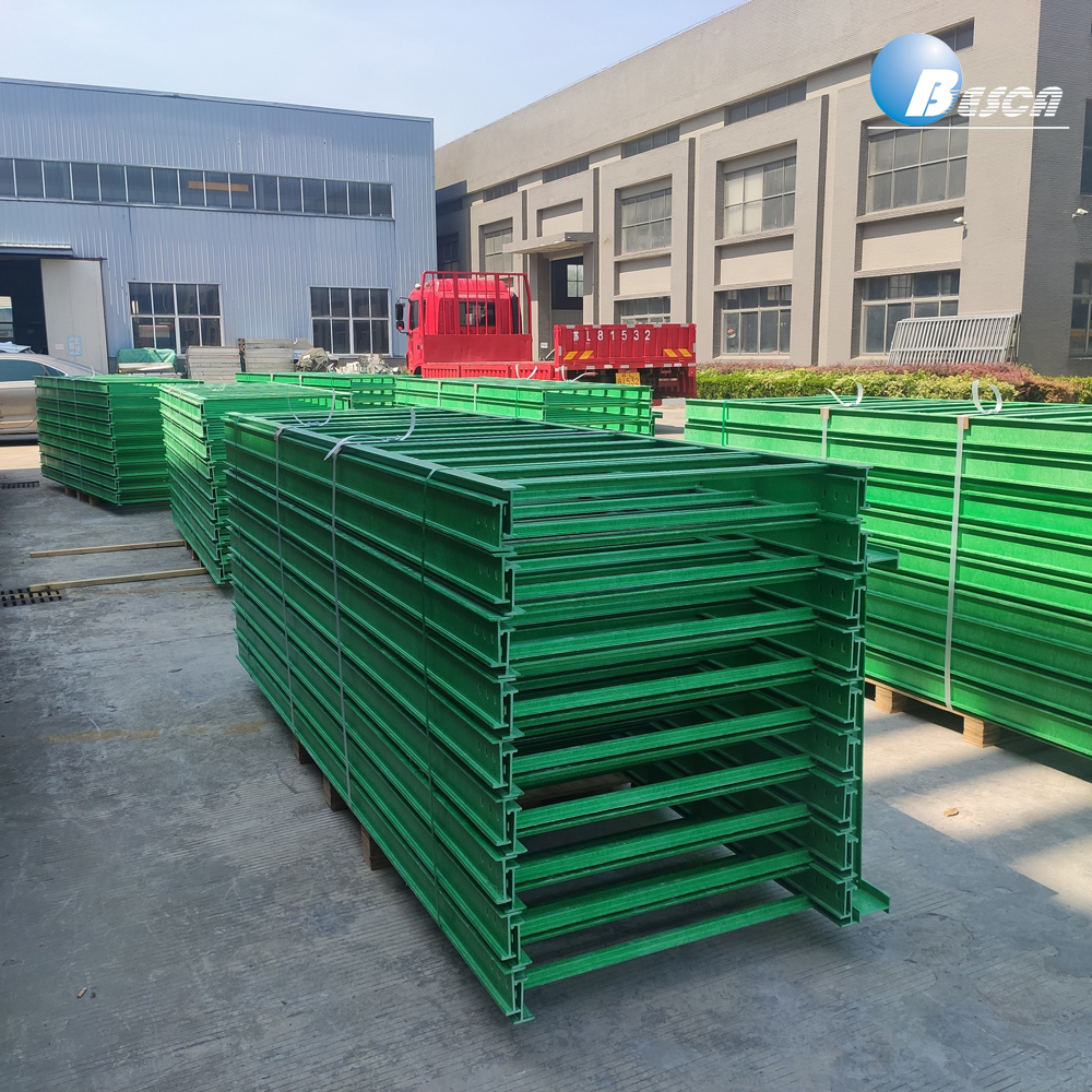 Composite Fiberglass Cable Tray for Chemical Resistant Long Span Installations