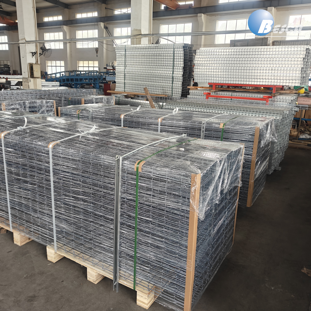 Stainless Steel 304 Wire Mesh Cable Basket for Food Pharmaceutical Industry and Clean Room Cable Organization
