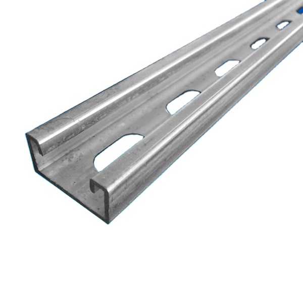 BESCA Hot Dip Galvanized Steel Material Electrical C U Uni Strut Channel Price List 4x41 and 41x22 Aluminum Strut C Channel