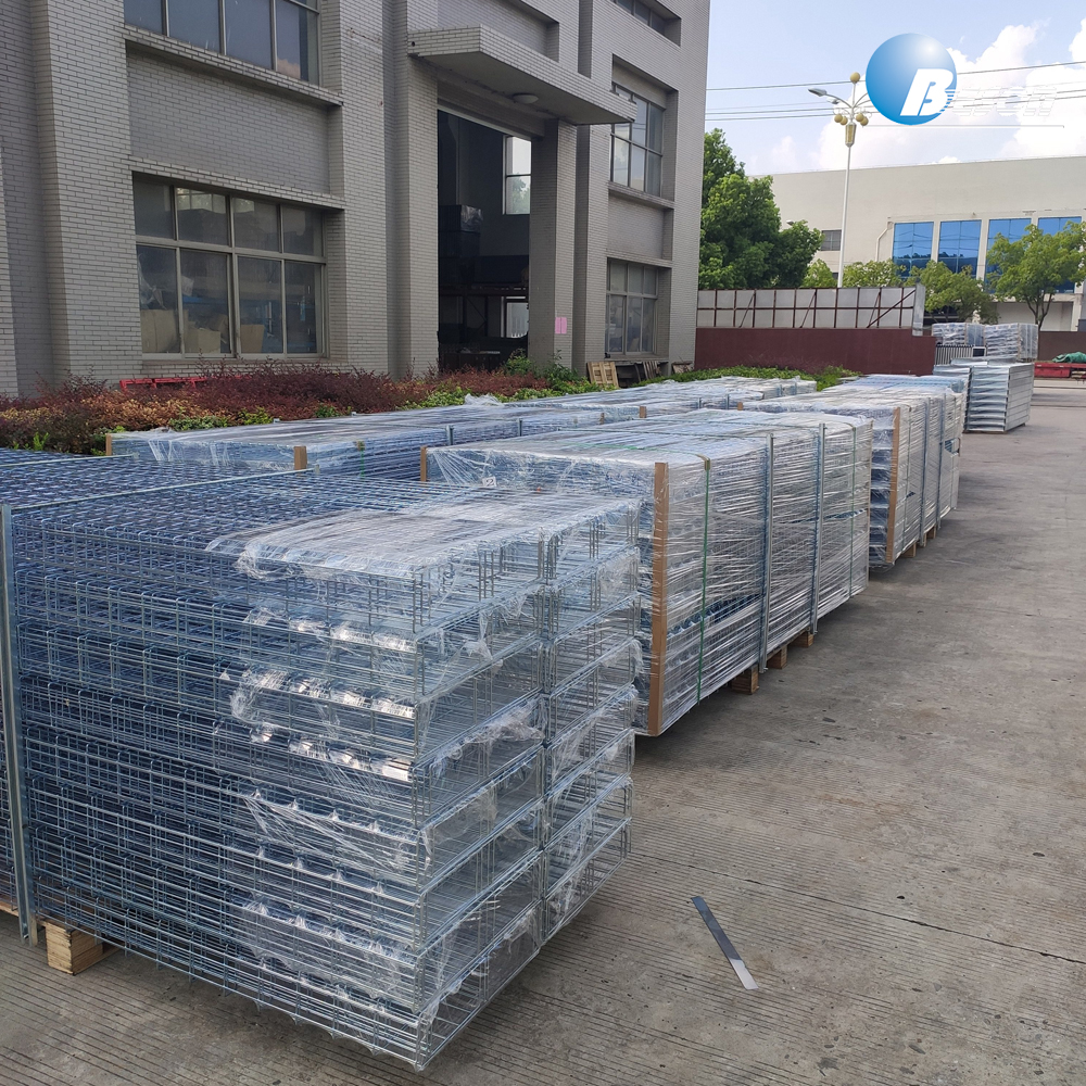 Stainless Steel 304 Wire Mesh Cable Tray for Food Processing Plants and Pharmaceutical Cleanroom Environments