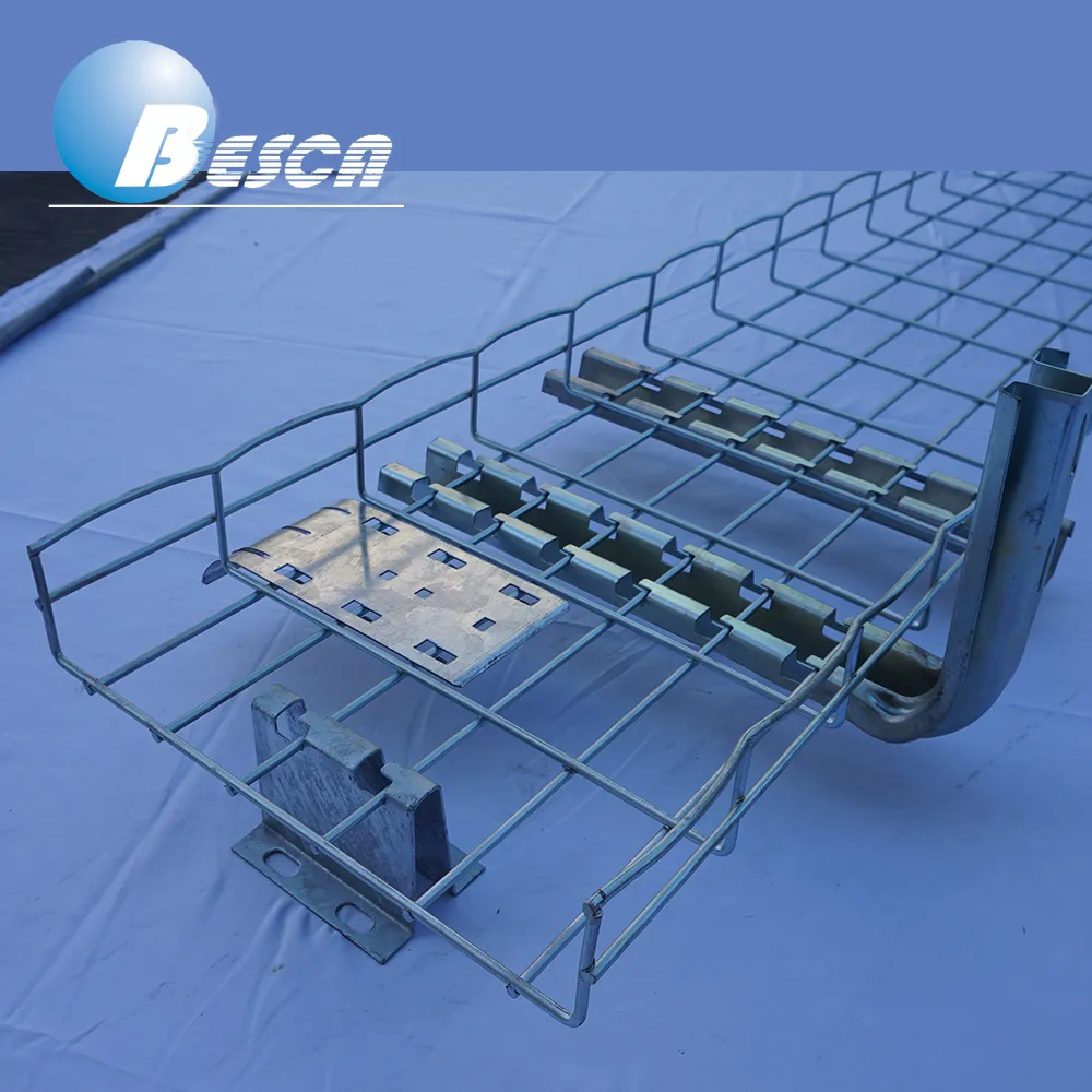 50 100 150 200 300 450 600mm Wire Mesh Cable Tray Jiangsu, China+BM+BESCA+1-6m+50-1000 mm