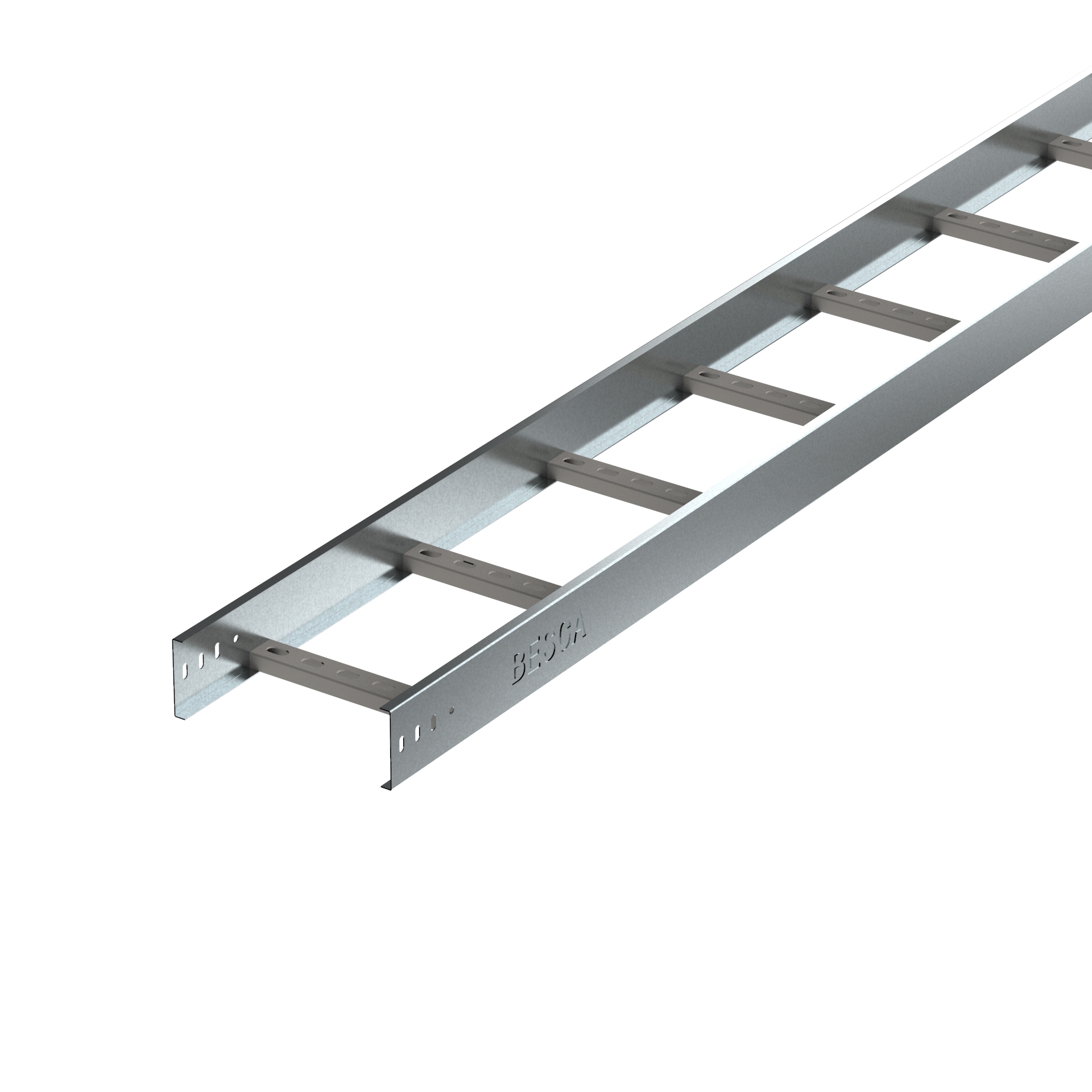 Cable Ladder Width=50mm - 1m2 Layers L=1250mm with Horizontal Bend XQJ-T-2-4010