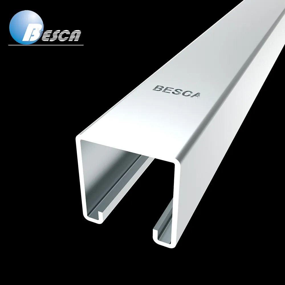 Unistrut Channel in Size 41.3x41.3 mm / 41x21 mm China+Non-Alloy+15-21 days+BS+BESCA