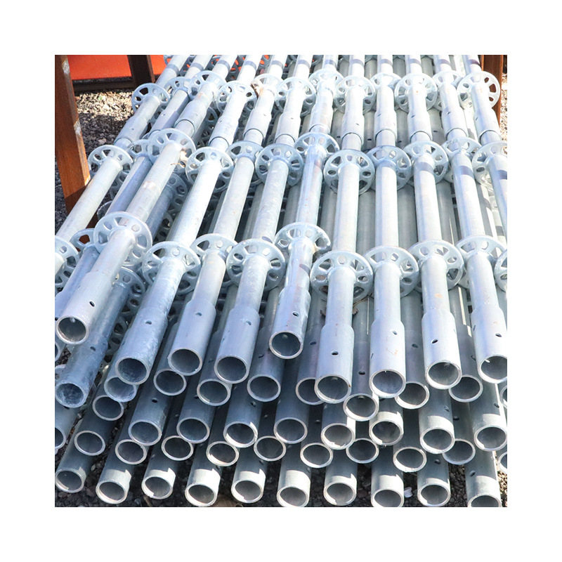 48 Series Hot-Dip Galvanized Steel Scaffolding Vertical Horizontal Bars Customized for Construction Sites 1000-2000kg
