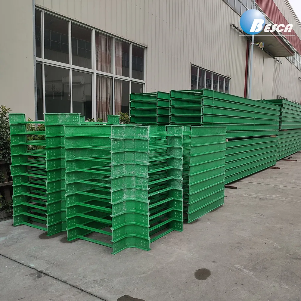 FRP Cable Ladder Cable Tray Price NEMA 20B China+BL+Besca+Max 6000mm+100-900mm