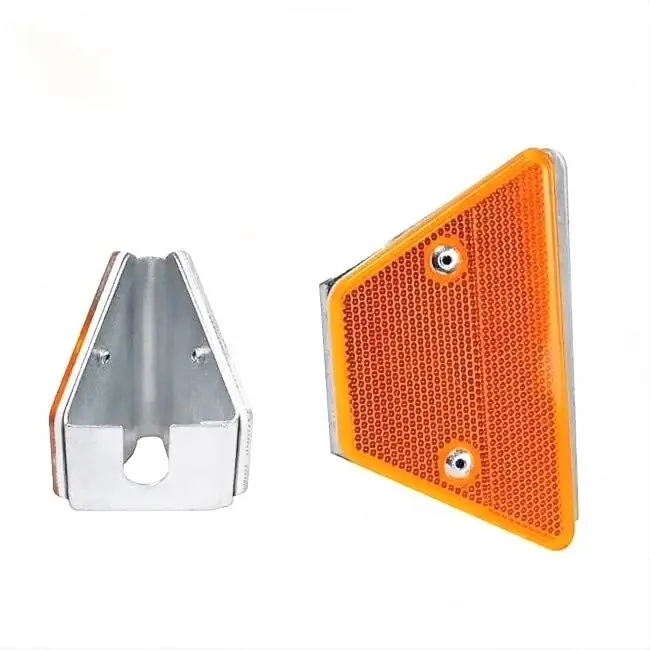 Yellow Road Safety Light Marking V Type Reflector for Highway Guardrail