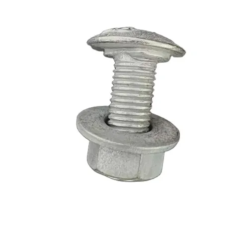 TR Bolts and Nuts M16*40 Grade 5.8 Customized Galvanized Splice Bolts and Nuts Traffic Barriers Product Custom for Morocco Silver