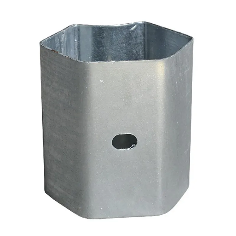 Crash Barrier Hot-Dip Galvanized Steel Hex Spacer Block for W Beam Highway Guardrail System WHDC-WB0815-15
