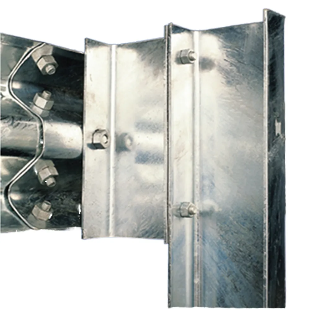 C-Post Traffic Barriers Essential Component for Highway Guardrail Silver