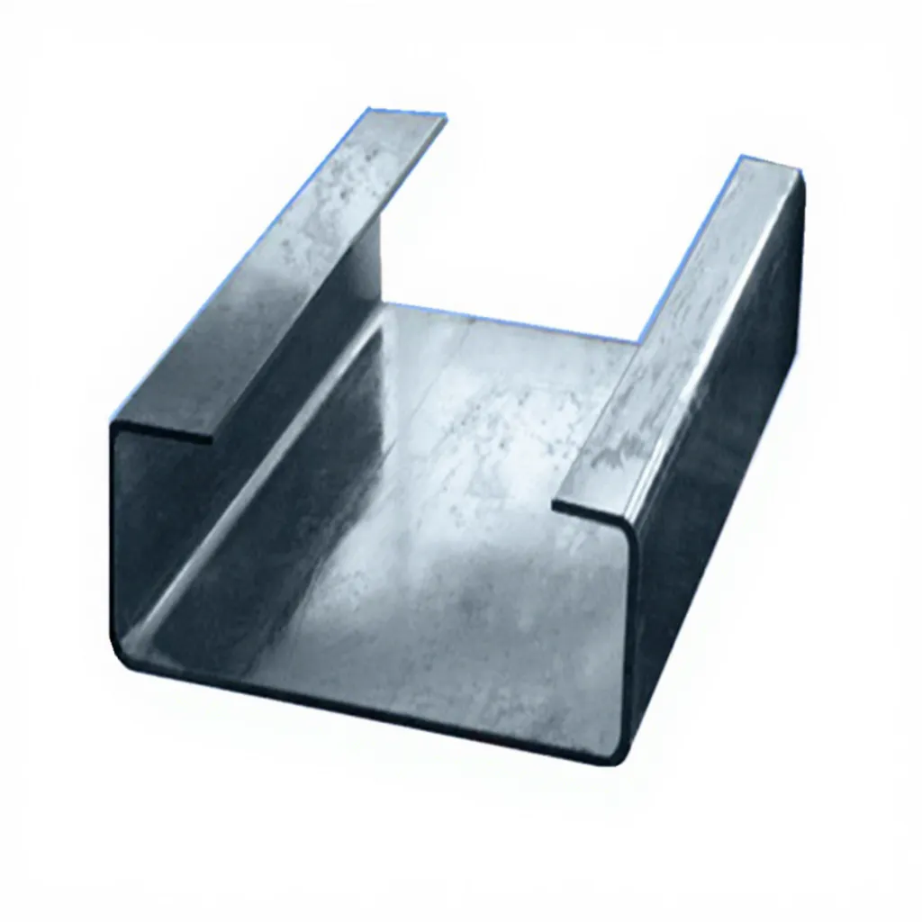 C-Shape Metal Spacer for Highway Guardrail AASHTO M180 Compliant Roadside Crash Safety Barrier Connecting Posts and Guardrails Silver