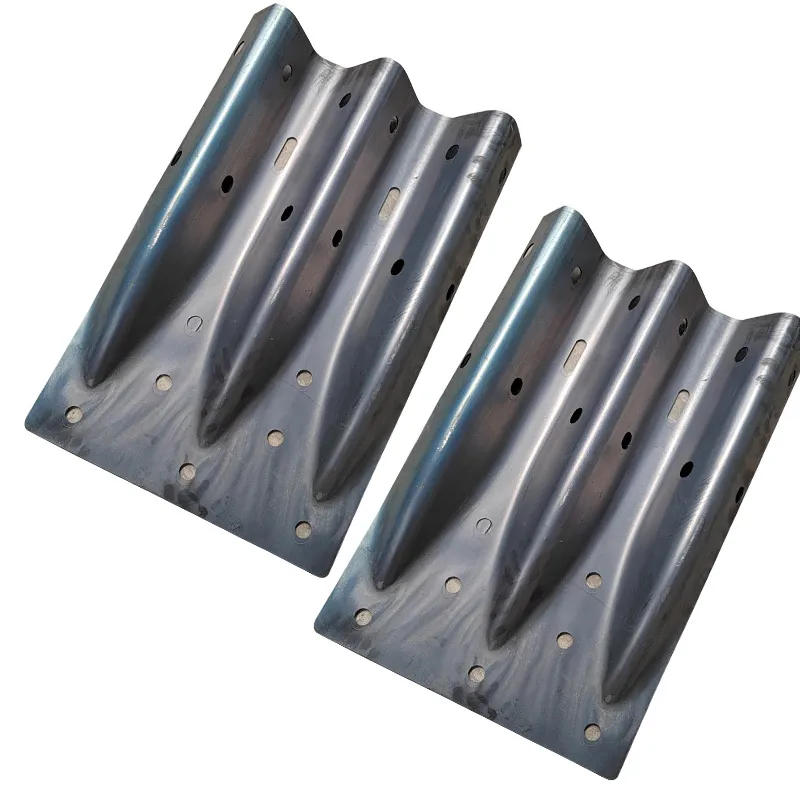 Tri Beam Traffic Barrier Bridge End Traffic Management Solution Silver