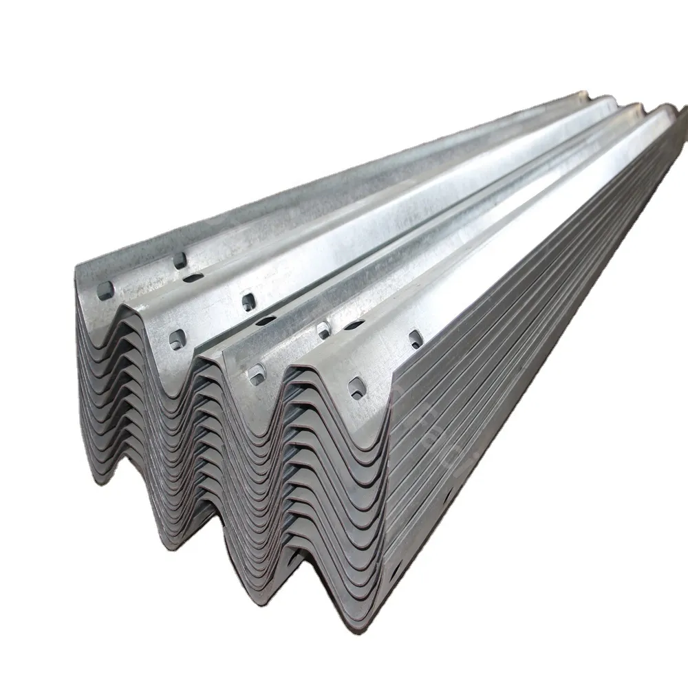Customized Thrie Beam Highway Galvanized Guardrail Flex Beam Highway Guard Rail Armco Driveway Barriers DC-GR3-L4130