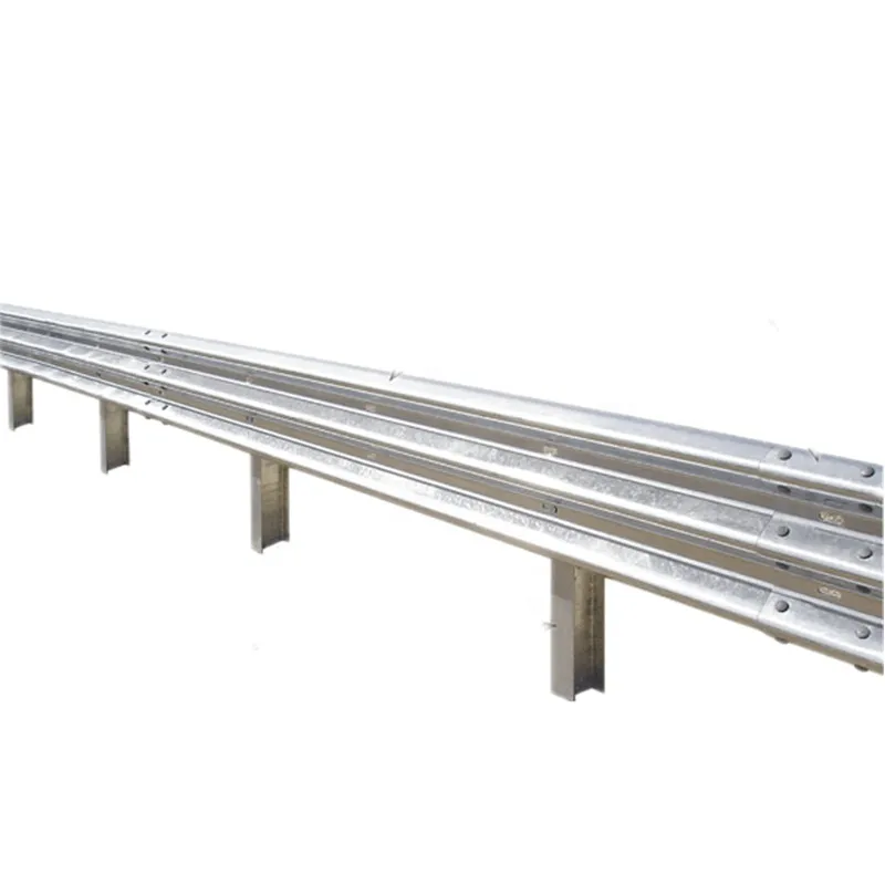 Roadway Safety Traffic Crash Barriers Customized Size Thrie Beam Guardrail for Highway Hubei, China+DACHU+Thrie Beam Guardrail+Silver+Can be customized