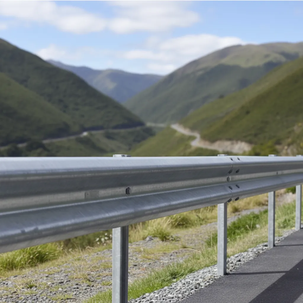 Hot-Dip Galvanized Steel Crash Barrier Guardrail for Road Traffic Safety
