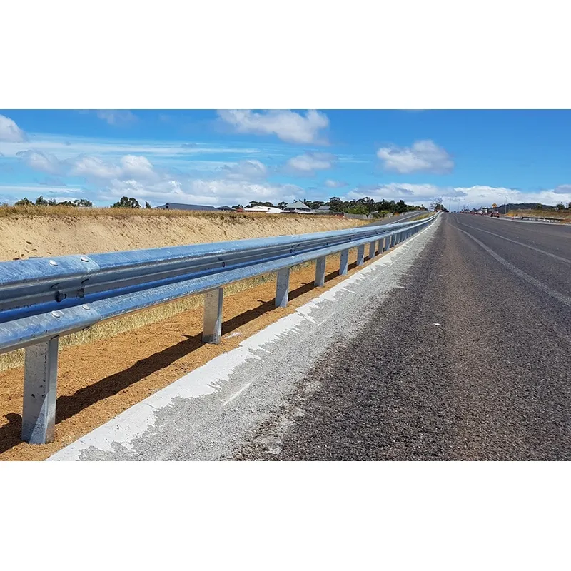 South Africa Guardrail Prices Road Fence Post Installation w Beam Highway Guardrails