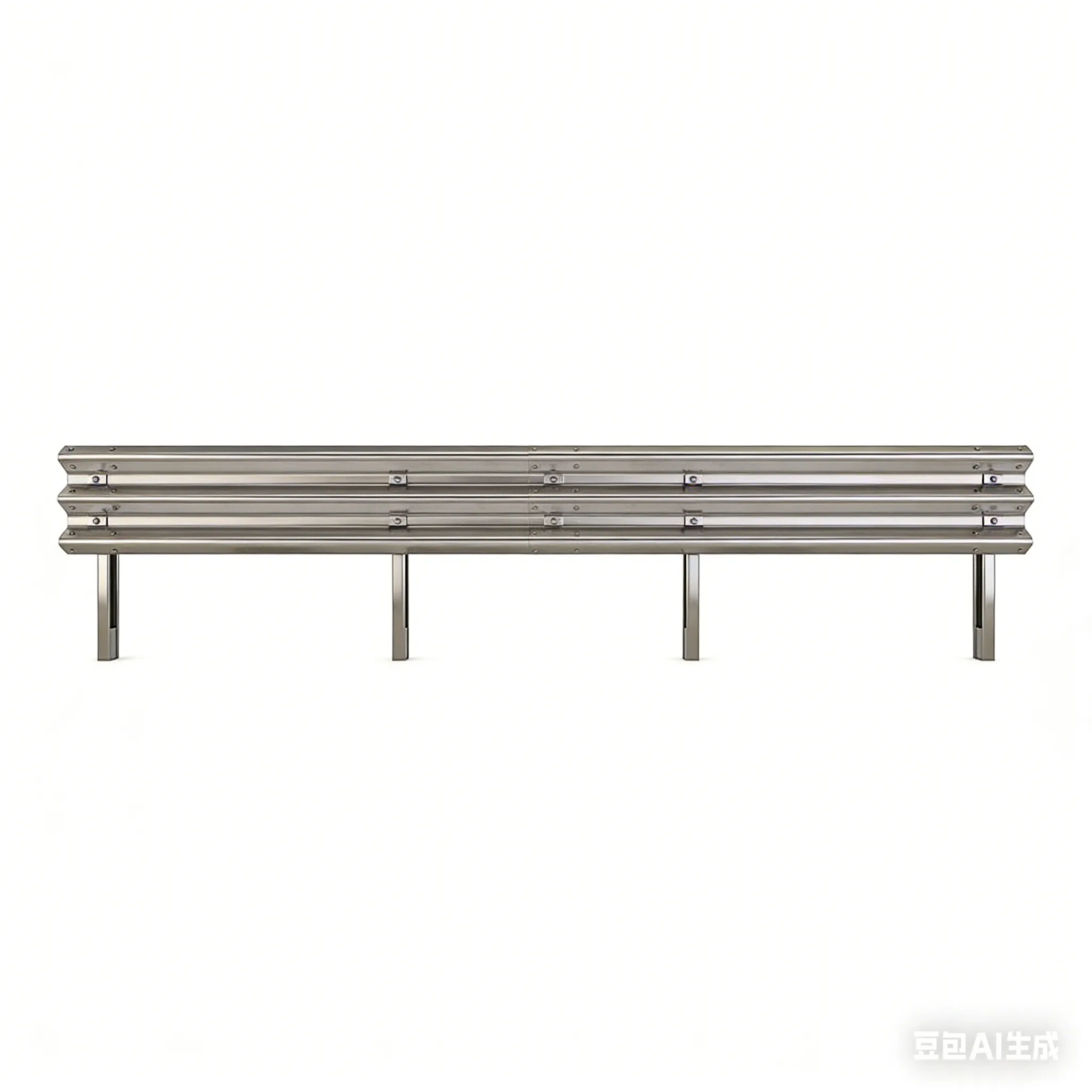 EN1317 Standard HDG Highway Guardrail End Treatment Energy Absorbing Safety Terminal Section S355 Steel Crash Barrier Silver