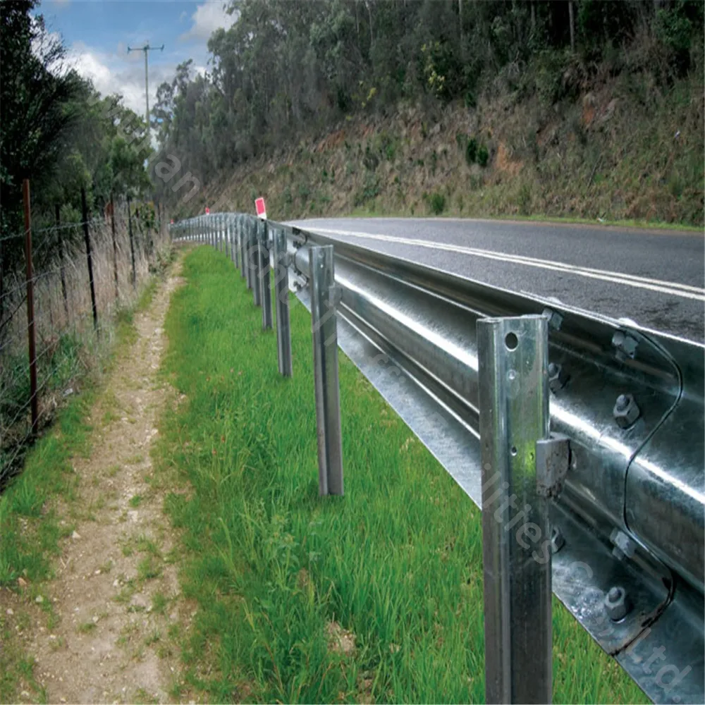 High Quality Country Road Guardrail Crash Barrier Post Spacer Zinc Coated for Traffic Barriers