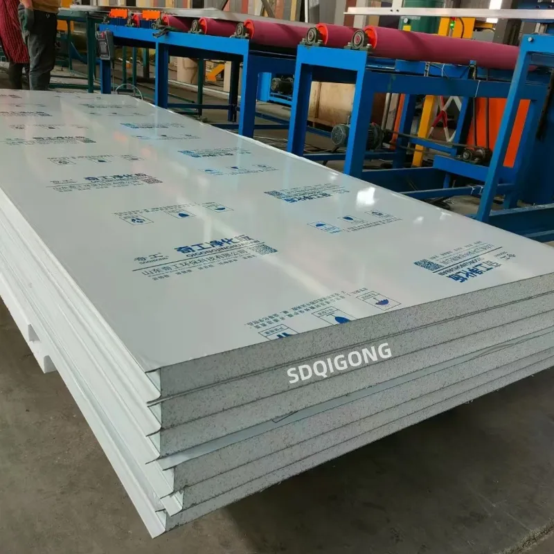 50MM Puf Sandwich Panel Insulated Metal Cold Room Coolroom Panels EPS Panel Foam Wall for Coldroom