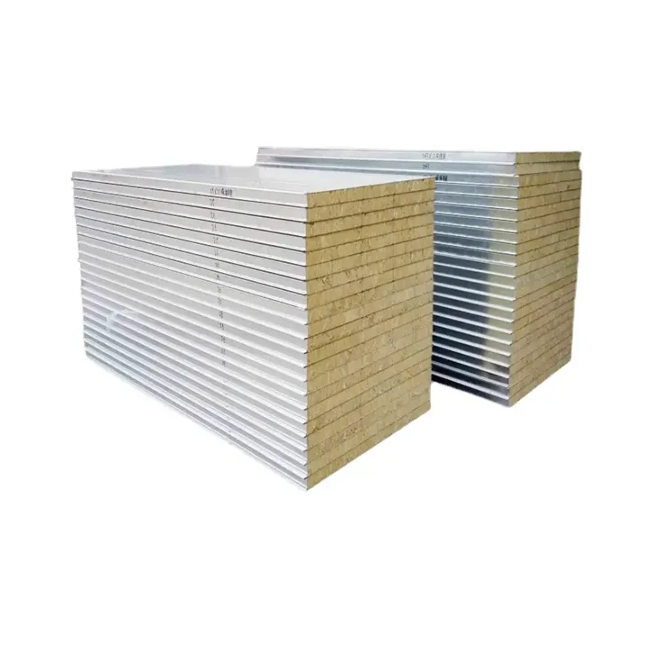 Cold Room and Warehouse Rock Wool Sandwich Wall Panels Steel Sip Foam Sip Panels Mgo EPS Sandwich Panels for Clean Rooms