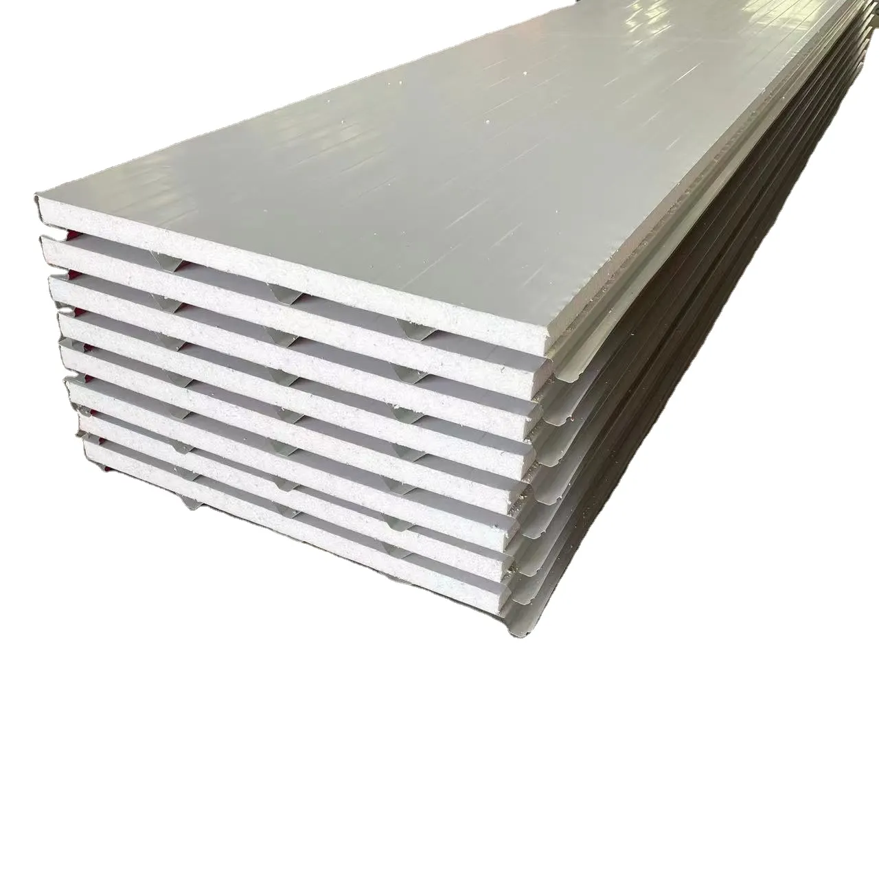 Industrial-Style PIR PU Sandwich Panel Exterior Walls Roof Cold Room Walls Metal EPS Aluminum XPS Core Houses Buildings