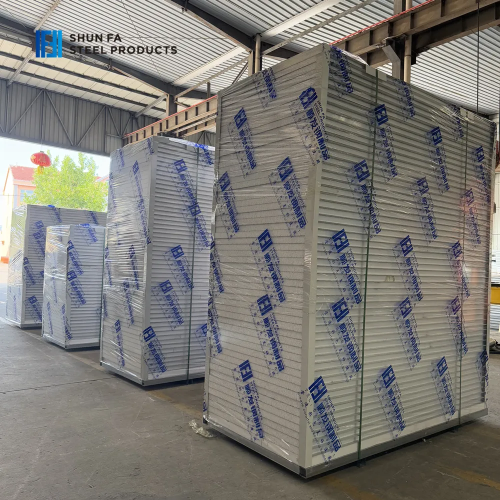High Quality Steel Insulated Foam EPS Exterior Wall Sandwich Panel Custom Outdoor Siding Boards Soundproof Cold Room