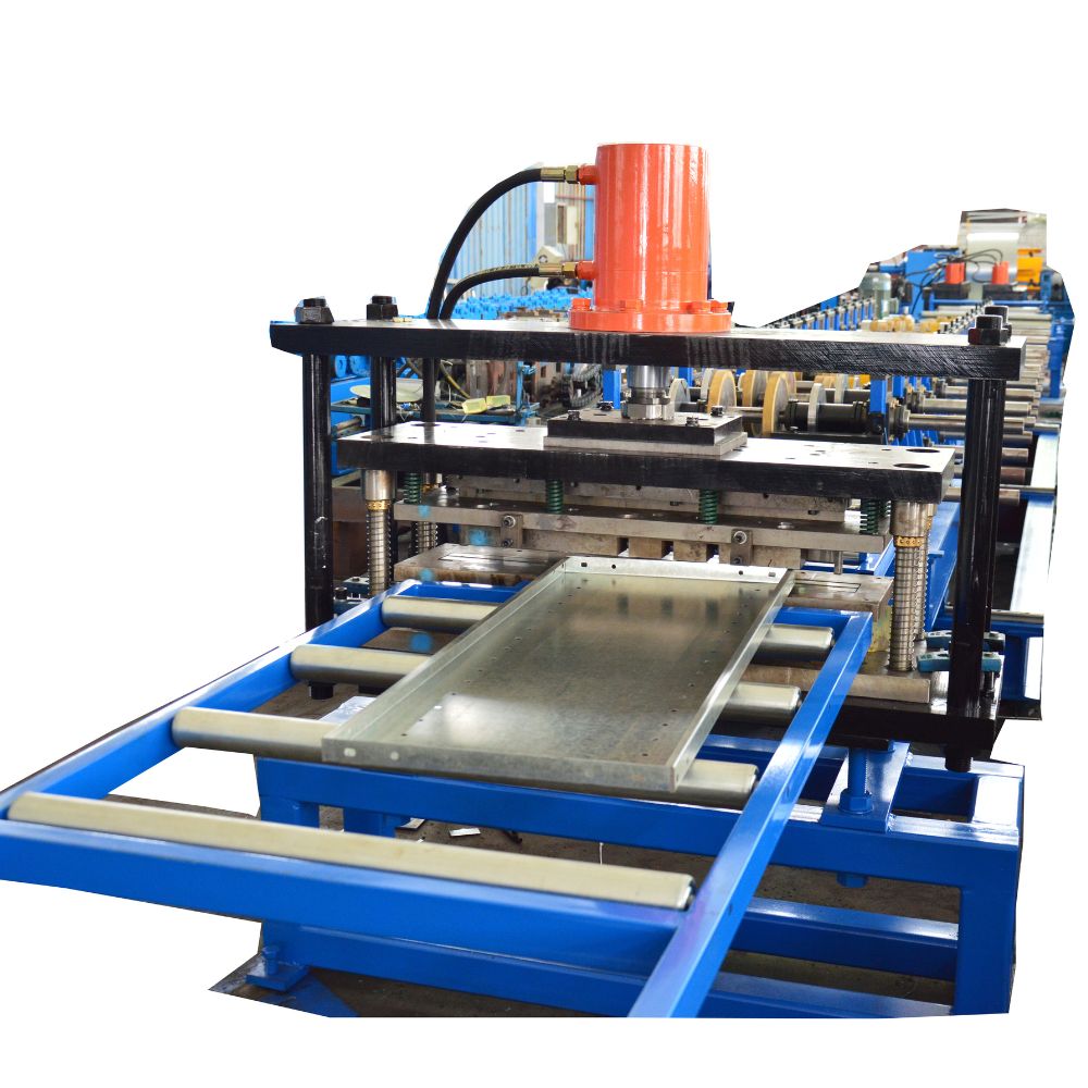 100mm-600mm Width Auto Adjustable Supermarket Storage System Tegometal Shelving Shelf Box Panel Roll Forming Machine