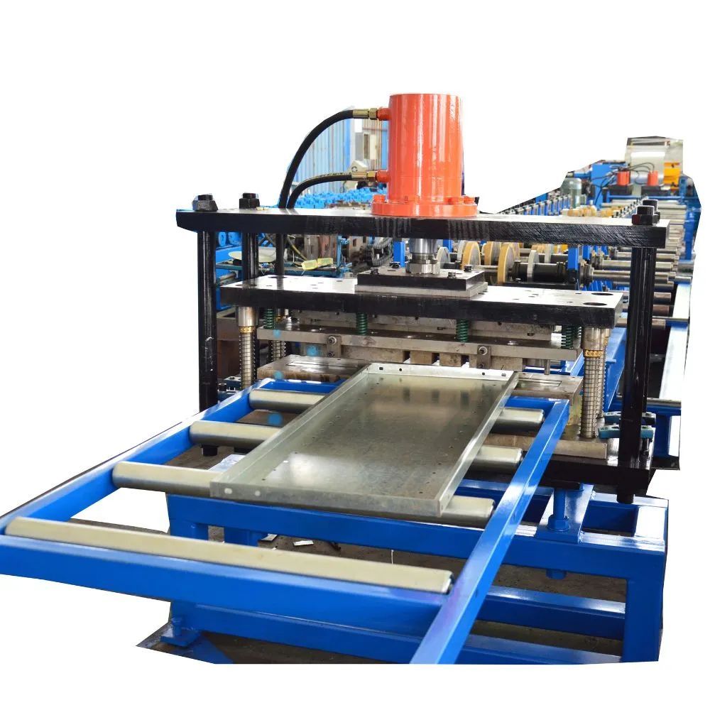 100mm-600mm Width Auto Adjustable Supermarket Storage System Tegometal Shelving Shelf Box Panel Roll Forming Machine
