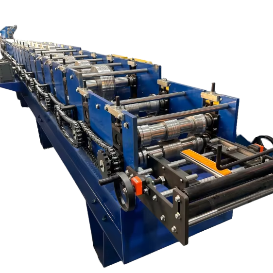 Automatic Metal Seamless K Style Glazed Tile Rain Gutter Downpipe Downspout Roll Forming Machine Gear Bearing High Productivity