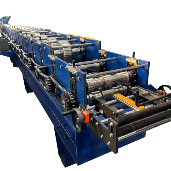 Automatic Metal Seamless K Style Glazed Tile Rain Gutter Downpipe Downspout Roll Forming Machine Gear Bearing High Productivity
