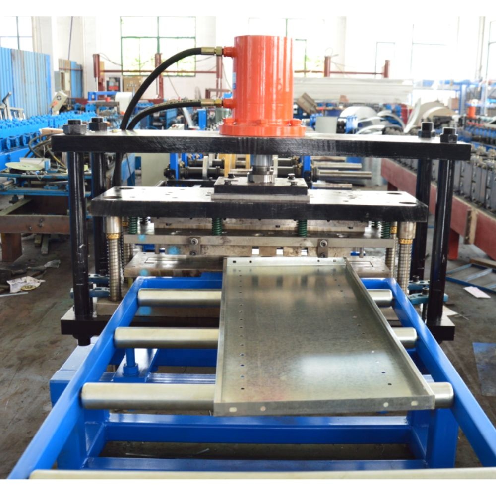 New 0.7-1.2mm Thickness Width Adjustable Supermarket Storage System Tegometal Shelving Shelf Box Panel Roll Forming Machine
