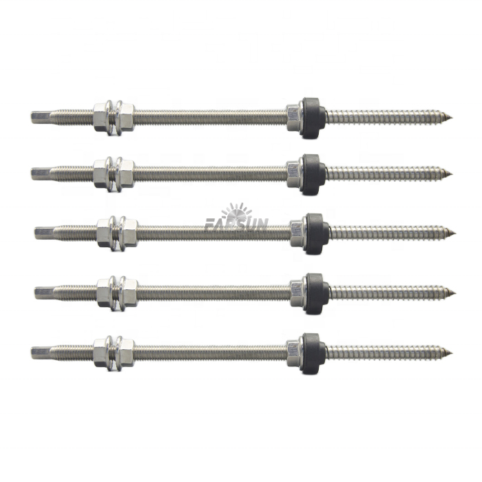 FarSun Solar Panel Tin Roof M10 Hanger Bolt M10X300mm