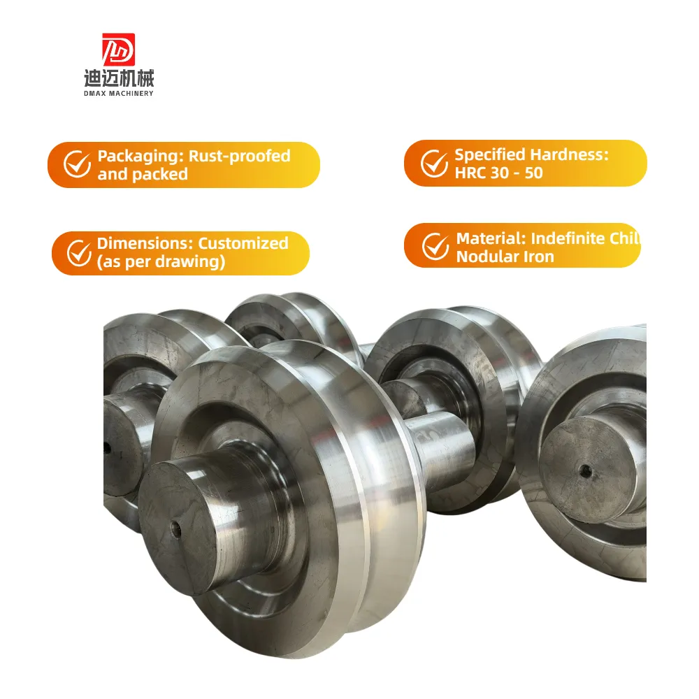 Customized Rolling Continuous Roll Mill Roll Shaft Guide Shaft Work Roll Shaft for Hot Rolling Cold Rolling Continuous Rolling
