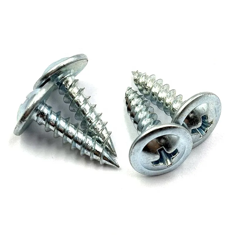 Top Quality Sharp Point Self Tapping Screws Wafer Head Zinc Plated Screw Galvanized Screw