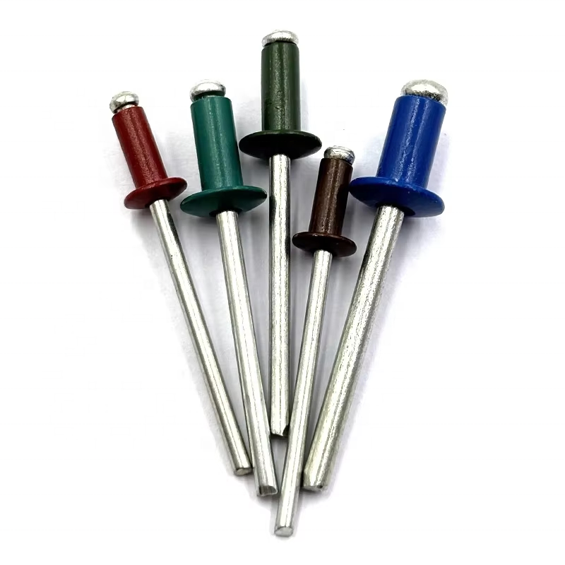 Leading Manufacturer Sale Colorful Painted Blind Rivets Standard Open Dome Head Wholesale Price