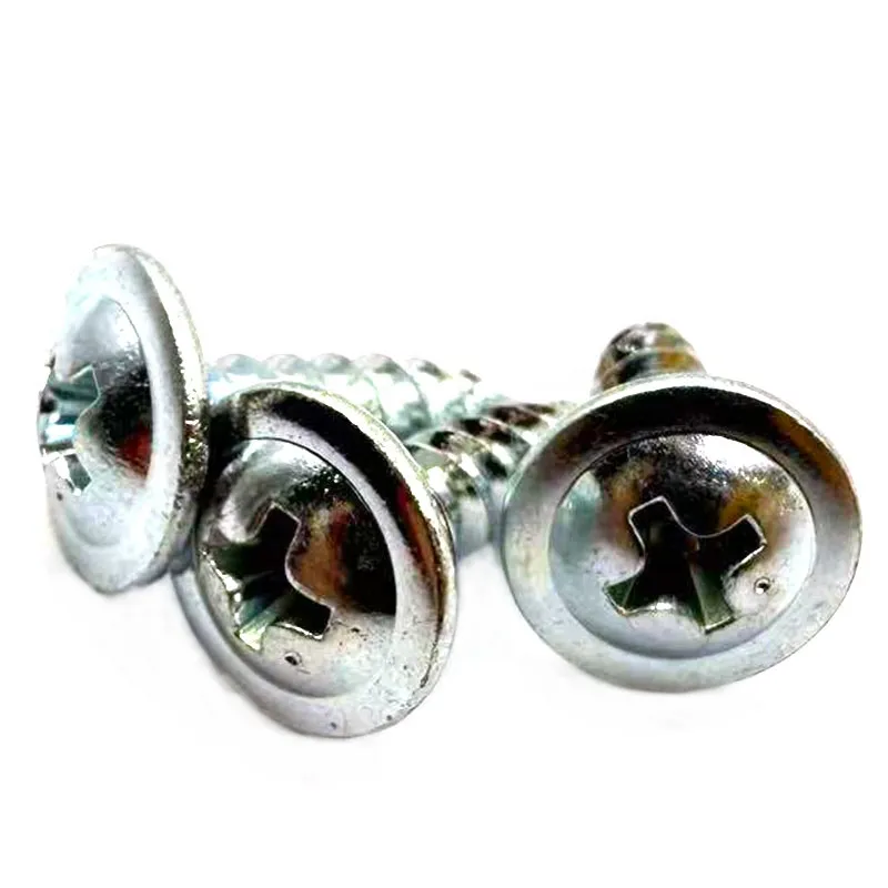 Ideal for Metal-to-Metal Fastening Wafer Head Self Tapping Screws Sharp Point for Fast Penetration