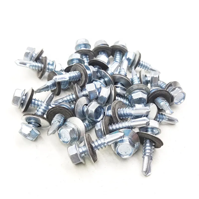 Tek Screw (SDS) Hex Washer Head Self Drill Drill Point #3 Zinc Plated Tapping Screws+12mm+M7