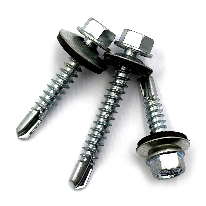 Hex Wafer Head Self-Drilling Phillips Truss Roofing Screws Dovetail Wood Screw Inch 16mm